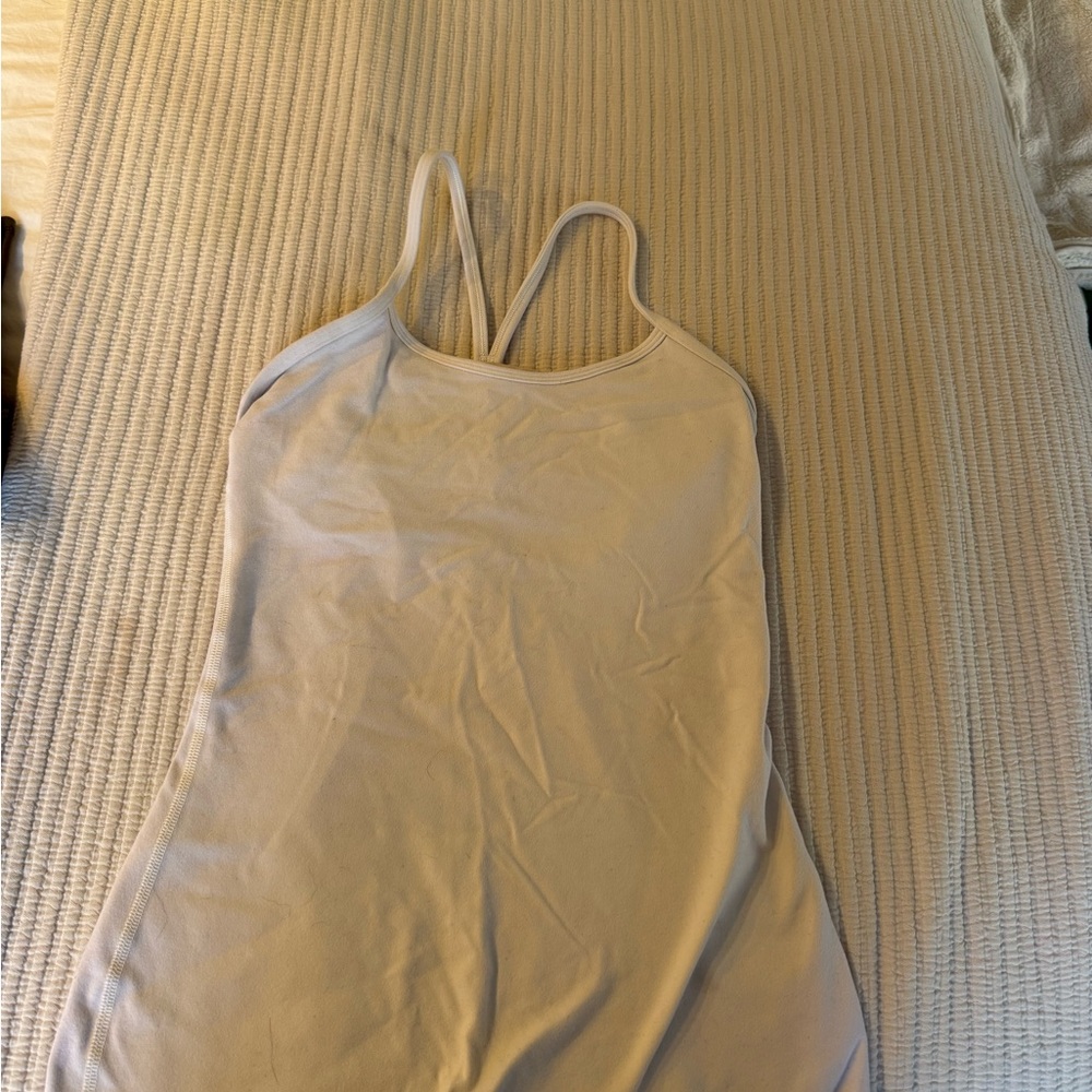lululemon athletica Light Beige Spaghetti Strap Tank